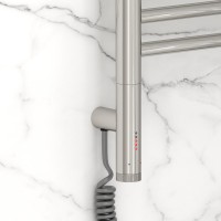 Полотенцесушитель электрический Сунержа Богема 3.1 00-6004-1260 130x65 см, подключение слева, без покрытия, лесенка