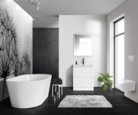 Тумба с раковиной BelBagno Albano 70 напольная, bianco lucido