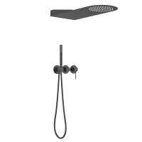 Душевой комплект Timo Saona SX-2340/03SM С ВНУТРЕННЕЙ ЧАСТЬЮ, черный