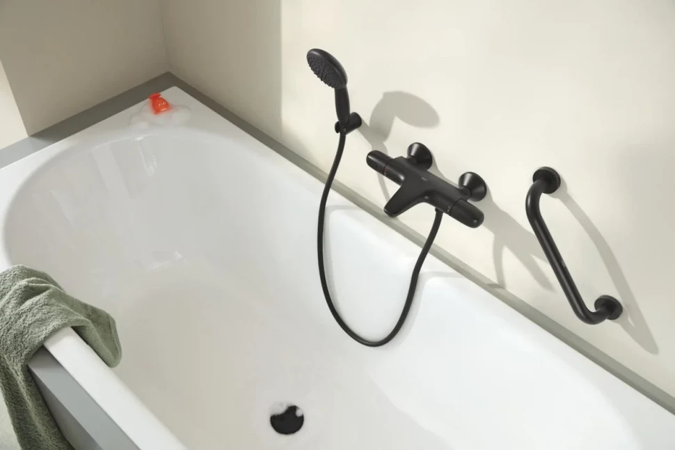 Душевой набор GROHE Tempesta 110 2jet, матовый черный (264062433)