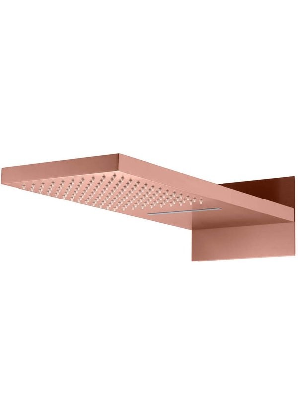 Верхний душ Boheme Fusion 419-2-CB С ВНУТРЕННЕЙ ЧАСТЬЮ, с каскадом, брашированная медь