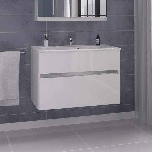 Тумба под раковину SanStar Велья 100 подвесная, белая