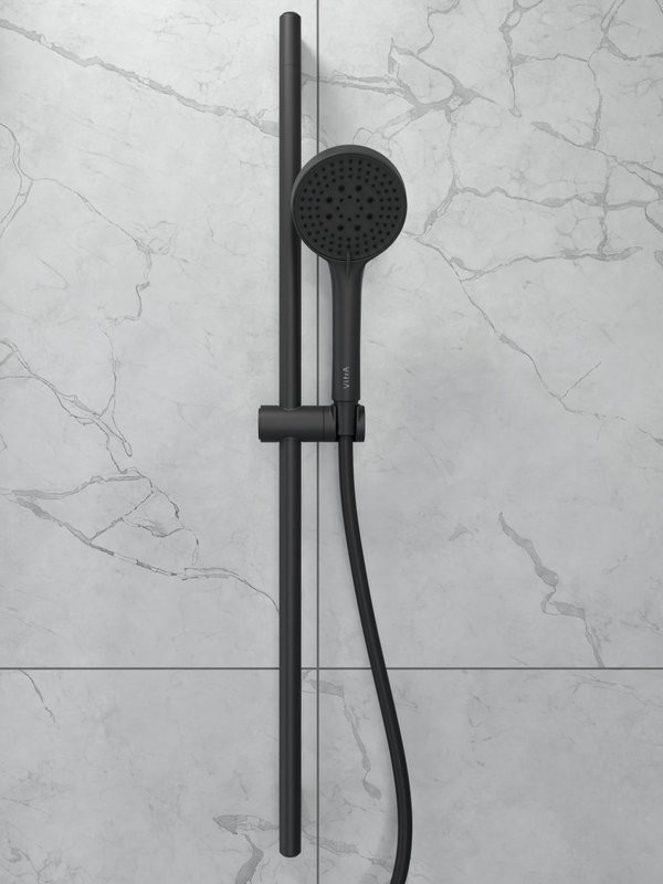 Душевой гарнитур VitrA Base Round A4590836EXP матовый черный