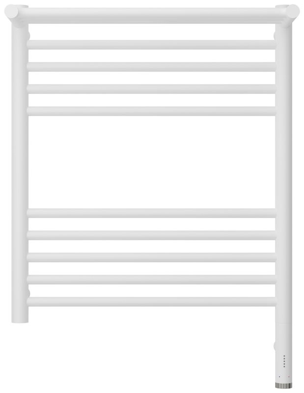 Полотенцесушитель электрический Сунержа Богема 3.1 30-6007-6050 70x55 см, подключение справа, матовый белый, лесенка, с полкой