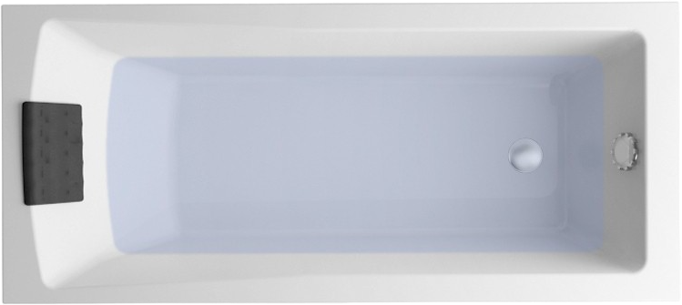 Акриловая ванна Lavinia Boho One 140x70 см, встраиваемая, белая, с каркасом, с подголовником