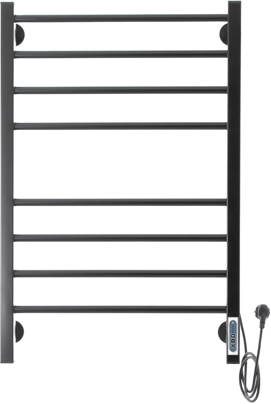 Полотенцесушитель электрический Domoterm Куба DMT П8 50x80, черный, R