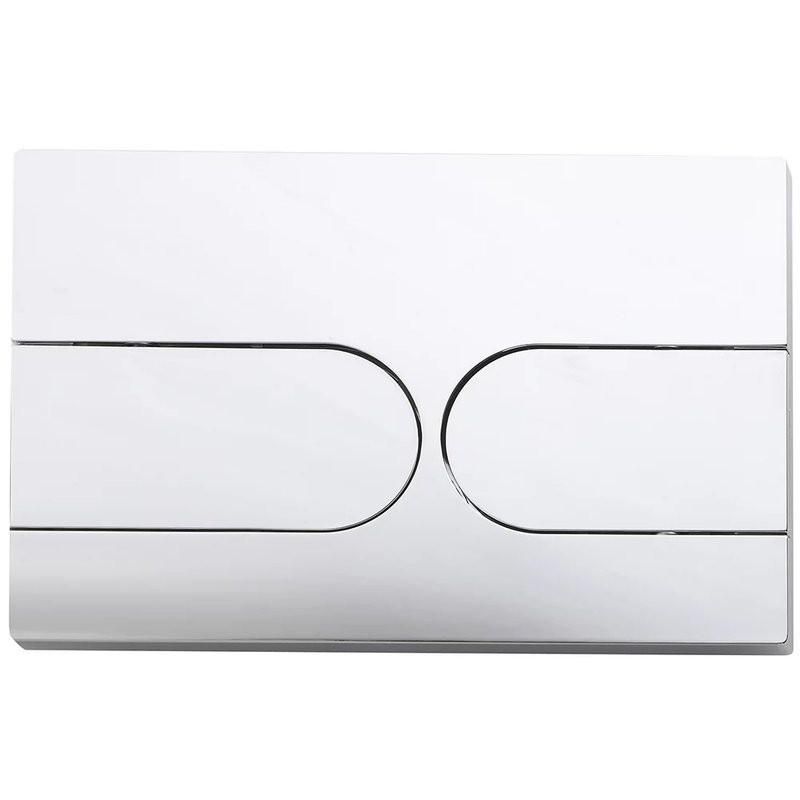 Кнопка смыва для унитаза Veconi Flush V6 пластик, цвет хром глянец