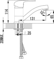 Смеситель для раковины Lemark Pramen LM3307C