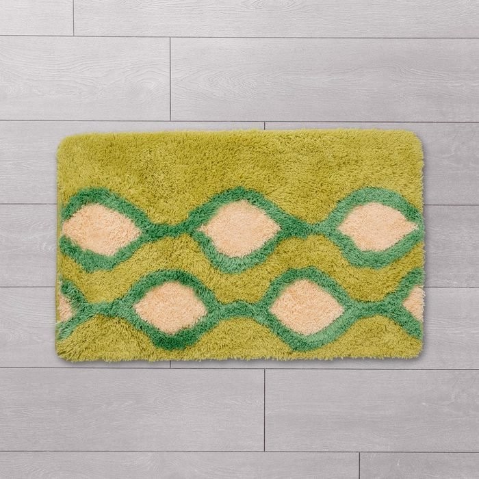 Коврик IDDIS Curved Lines Green 80x50