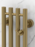 Полотенцесушитель водяной Сунержа Кантата Pro 32-0446-1215 120x20 см, золотой шелк, I-образный