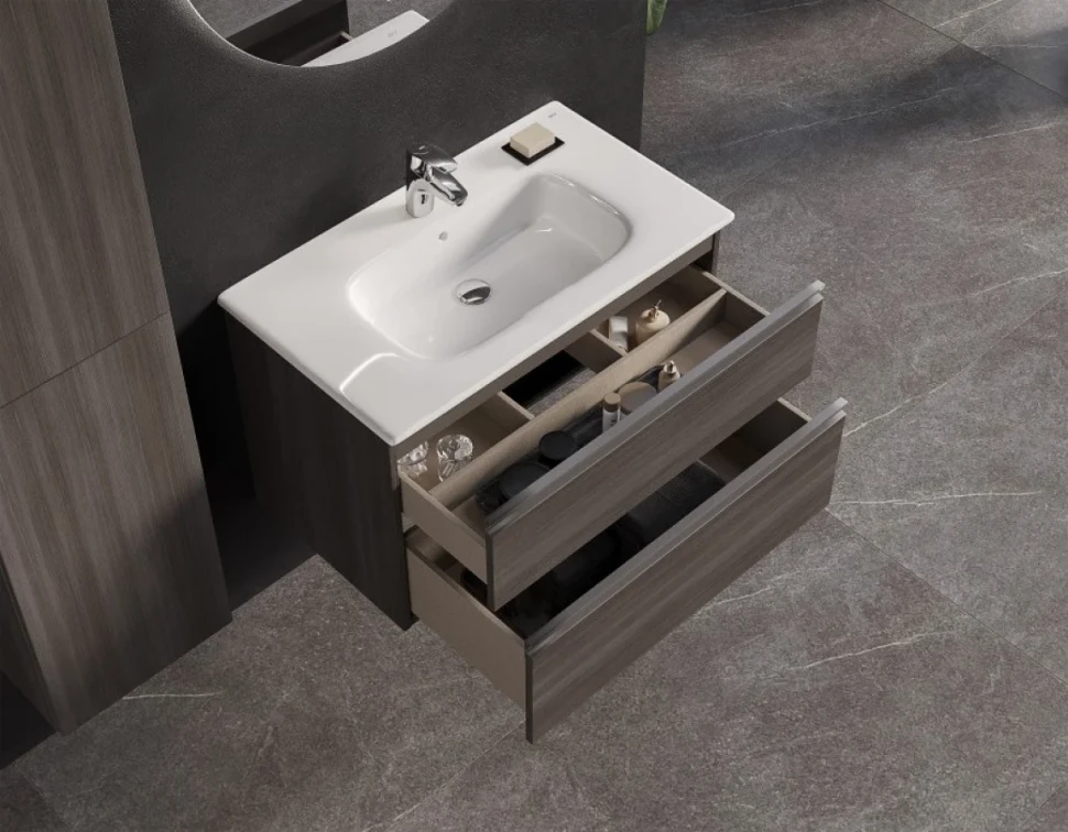 Мебель для ванной комнаты Roca The Gap 80 2 ящика, городской дуб