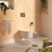 Система инсталляции для унитазов Berges Novum 040222 с кнопкой смыва, матовый хром