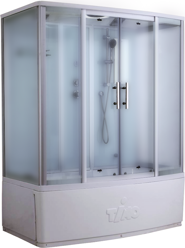 Душевая кабина Timo Standart T-6670SF Silver Fabric с высоким поддоном