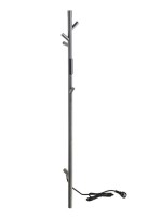 Полотенцесушитель электрический Bemeta 704155015 120x10 см, графит, I-образный