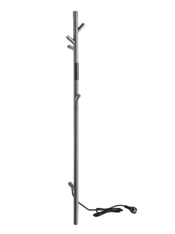 Полотенцесушитель электрический Bemeta 704155015 120x10 см, графит, I-образный