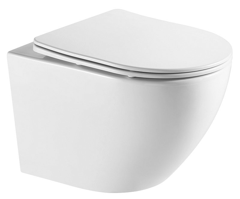 Унитаз подвесной AZARIO Grado AZ-0046-UQ1 глянцевый белый