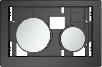 Кнопка смыва TECE Loop Modular 9240665 хром матовый, лицевая панель черная