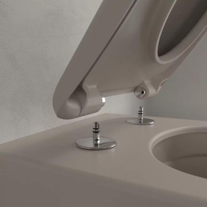 Унитаз подвесной Villeroy & Boch Antao миндальный