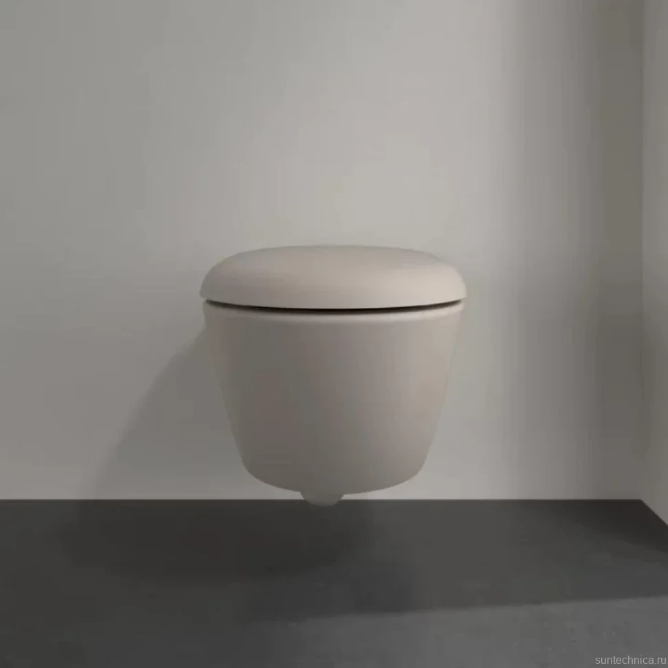 Унитаз подвесной Villeroy & Boch Antao миндальный