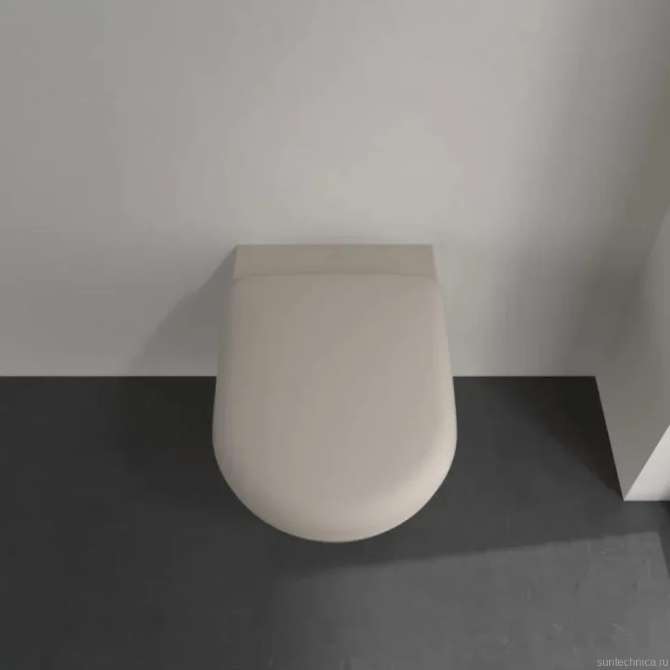 Унитаз подвесной Villeroy & Boch Antao миндальный