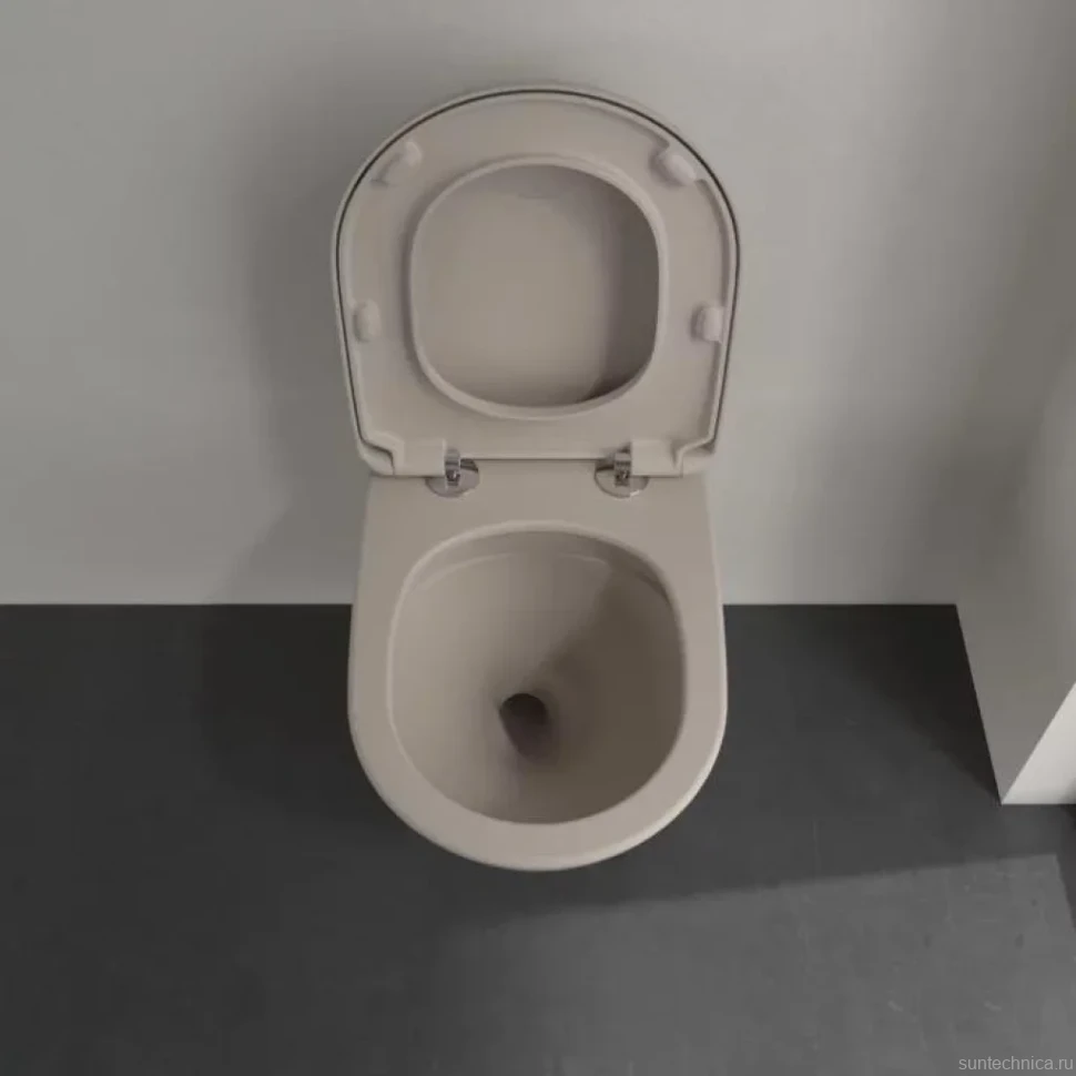Унитаз подвесной Villeroy & Boch Antao миндальный