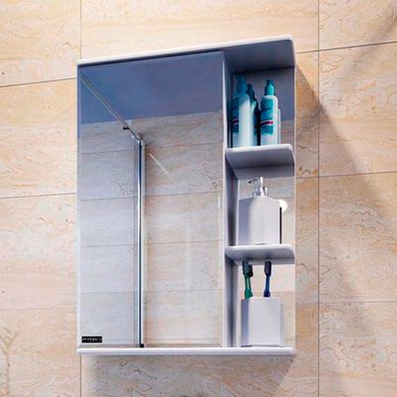 Зеркало-шкаф СанТа Ника L 50 фацет