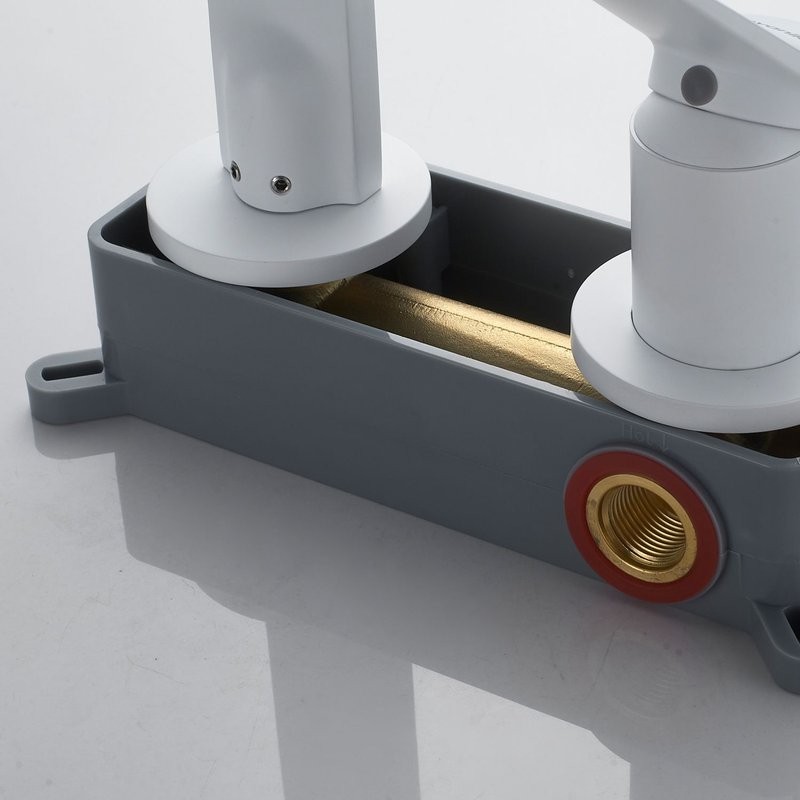 Смеситель для раковины/умывальника встраиваемый Shevanik S4341C, белый