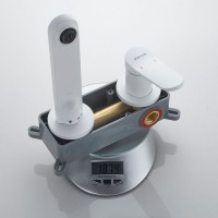 Смеситель для раковины/умывальника встраиваемый Shevanik S4341C, белый