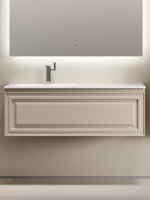 Мебель для ванной комнаты Sancos Very 120 L подвесная, 1 ящик, beige soft