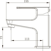 Смеситель для раковины Elghansa Scarlett 16B2225 с гигиеническим душем