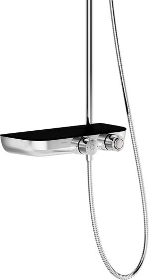 Душевая стойка Ravak Termo 300 TE 094.02/150 хром, черная