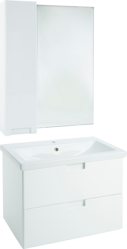 Мебель для ванной комнаты Bellezza Пегас 70 подвесная, белая