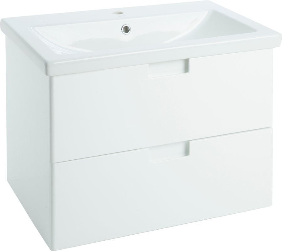 Мебель для ванной комнаты Bellezza Пегас 70 подвесная, белая