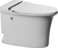 Унитаз приставной напольный Abber Bequem AC1125P с микролифтом, белый