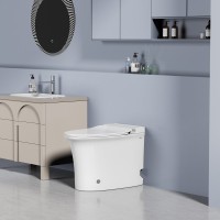 Унитаз приставной напольный Abber Bequem AC1125P с микролифтом, белый