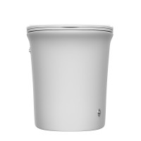 Унитаз приставной напольный Abber Bequem AC1125P с микролифтом, белый