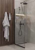 Душевая перегородка Timo TP-890/03C-8 в узком профиле 1950*890, стекло прозрачное 8 мм