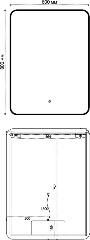 Мебель для ванной комнаты Orange Line 60 графит матовый
