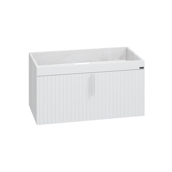 Тумба под раковину СаНта Юпитер 80 подвесная, 2 ящика, светлая