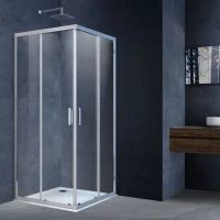 Душевой уголок Vincea Alpha VSS-3AL900CL 90x90, профиль хром, стекло прозрачное