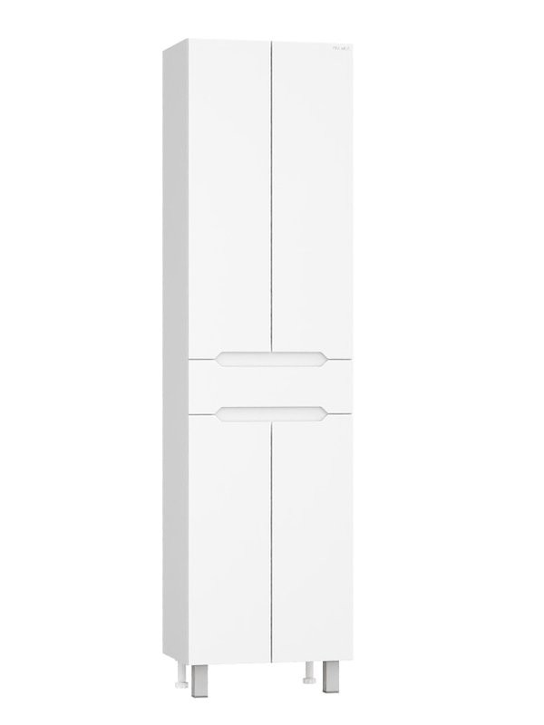 Шкаф-пенал для ванной Onika Айленд 50 напольный, белый