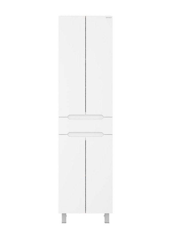 Шкаф-пенал для ванной Onika Айленд 50 напольный, белый