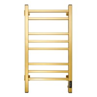 Полотенцесушитель электрический Comfysan Verona-K EC-8 100x55 см, подключение справа, слева, матовое золото, лесенка, из стали