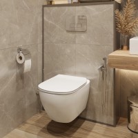 Унитаз подвесной Ideal Standard Tesi T355101 безободковый с микролифтом