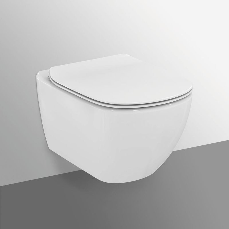 Унитаз подвесной Ideal Standard Tesi T355101 безободковый с микролифтом