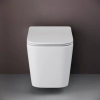 Унитаз подвесной Ceramicanova Cubic CN1806 с микролифтом, безободковый