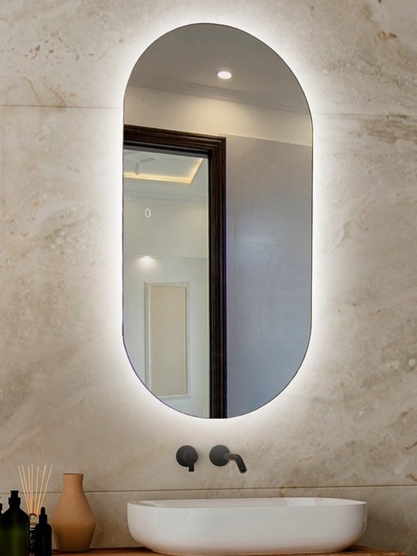 Зеркало Abber Kontur AG6302S 55х105 см, с подсветкой