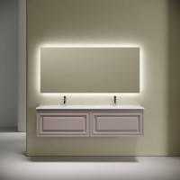 Тумба с раковиной Sancos Very 160 подвесная, doha soft, раковина CN7023