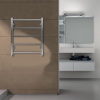 Полотенцесушитель Azario ANCONA 500/600 водяной 5 кв. пер. (1"-1/2" Полированный)