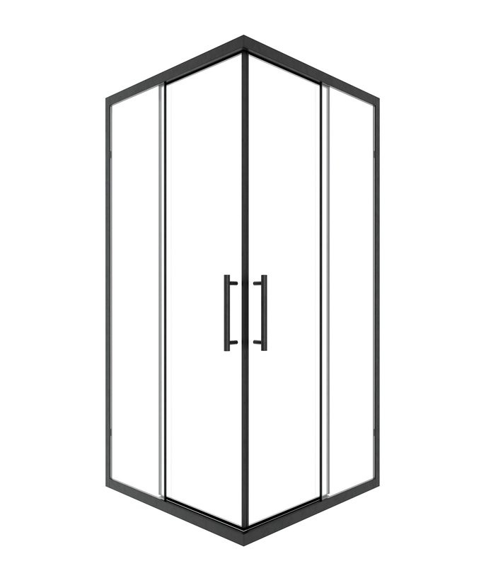 Душевой уголок Timo TKSS-90/03C-8 90x90 см, профиль черный, стекло прозрачное